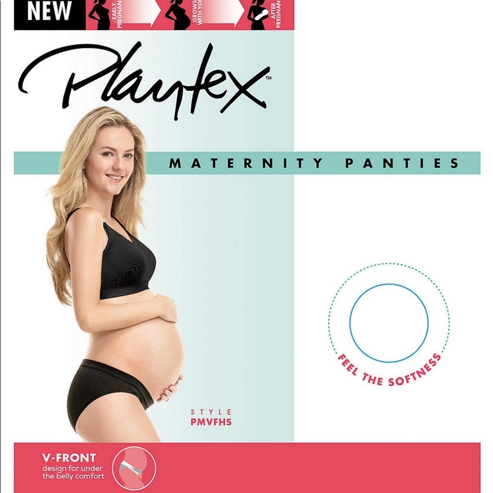 Maternity Playtex 3 Pack V-Front Hipster Panties